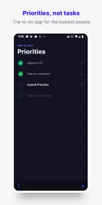 Priorities android App screenshot 3